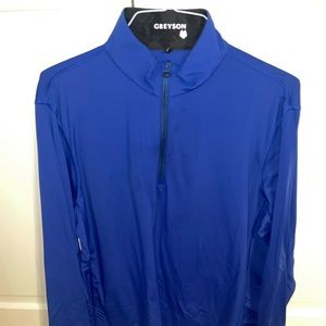 Greyson Quarter Zip Blue